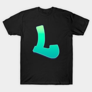 Letter L - Green fade T-Shirt